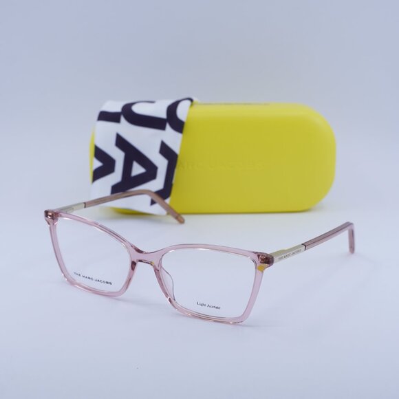 Marc Jacobs MARC 544 035J 00 Cat Eye Eyeglasses 54mm – Transparent Pink - Picture 4 of 10
